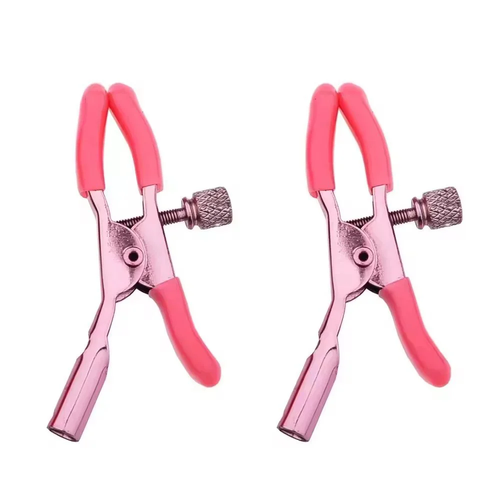 Metal Nipple Clip Clamp Adult Game Toy Durable Stainless Steel Adjustable Erotic Couple Intimate Play Supplies