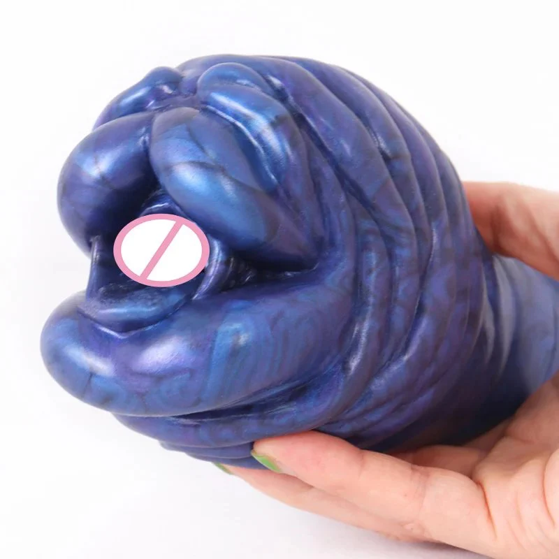 Dream Blue Liquid Silicone Male Masturbation Tool with Realistic Soft Touch Adult Sex Toy Aircraft Cup