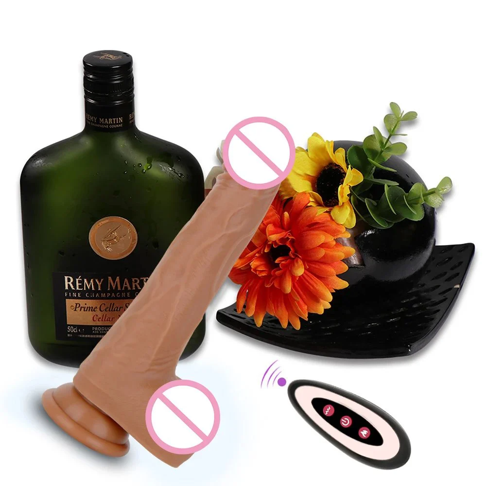 Remote Control Realistic Silicone Dildo Electronic Usb Rechargeable Dongs Vibrator Dildo Dildos Sex Toys for Women