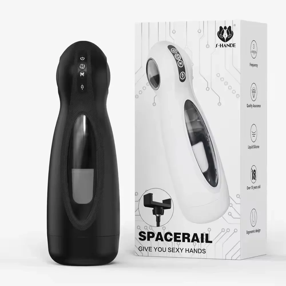Electric Male Masturbator Cup Automatic Telescopic Rotating Full Automatic Penis Stimulation Adult Intimate Toy