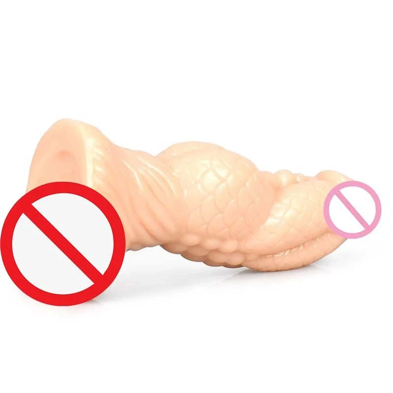 Dildo Artificial Plastic Penis Sex Toy Realistic Dildo Soft Mushroom Head Dildo
