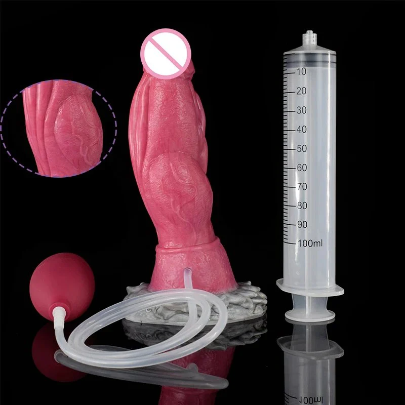 Huge Monster Artificial Sex Toy Squirting Colorful Silicone Realistic Anal Plug Sex Product for Women