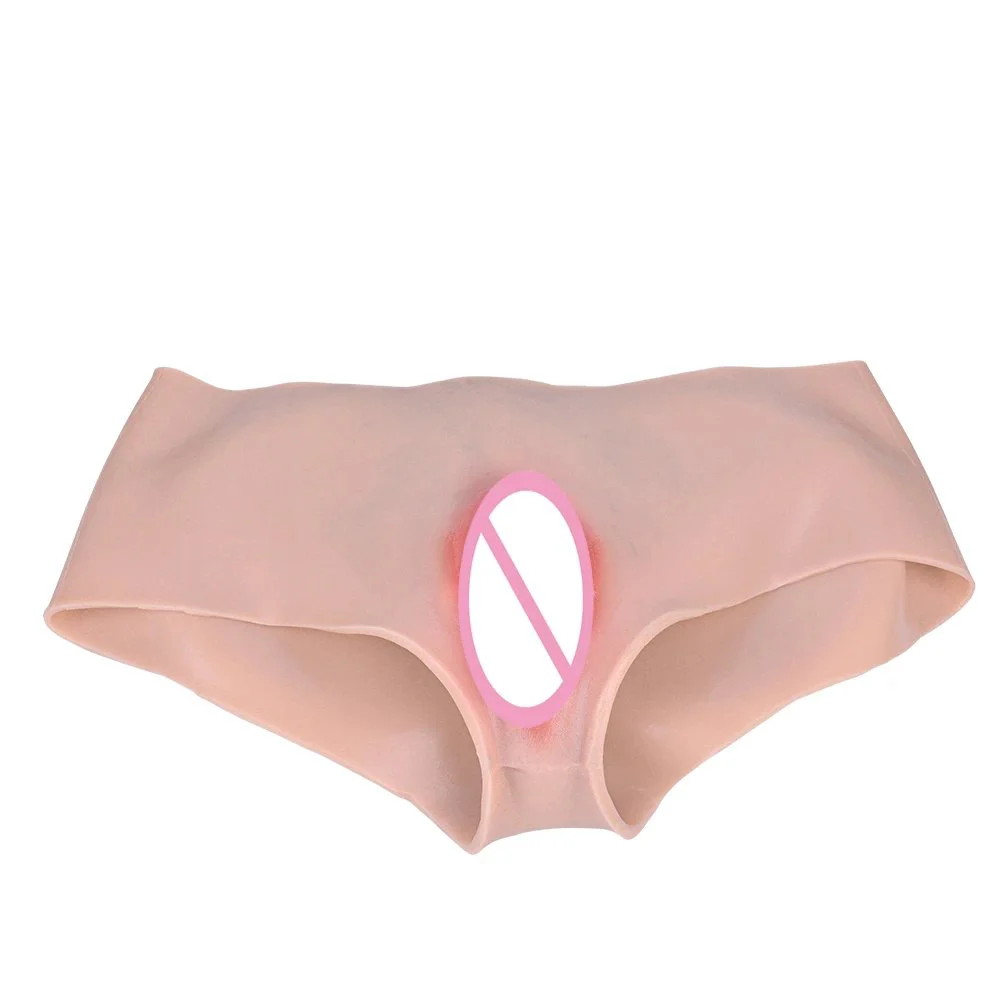 Gay Cross-dressing Vagina Pants Realistic Silicone Panties Sexy Vaginal Underwear Multiple Styles Available Sex Toy for Gay