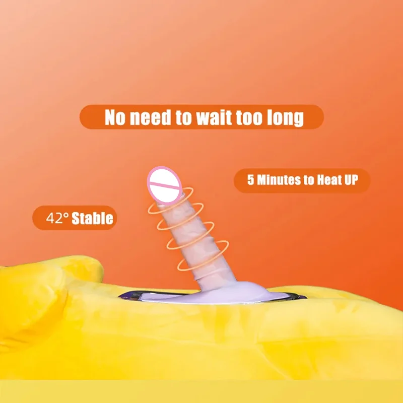 Remote Control Female Masturbation Sex Toy Vibrating Fox Animal Penis Dildo Machine Automatic Thrusting Dildo Vibrator for Women