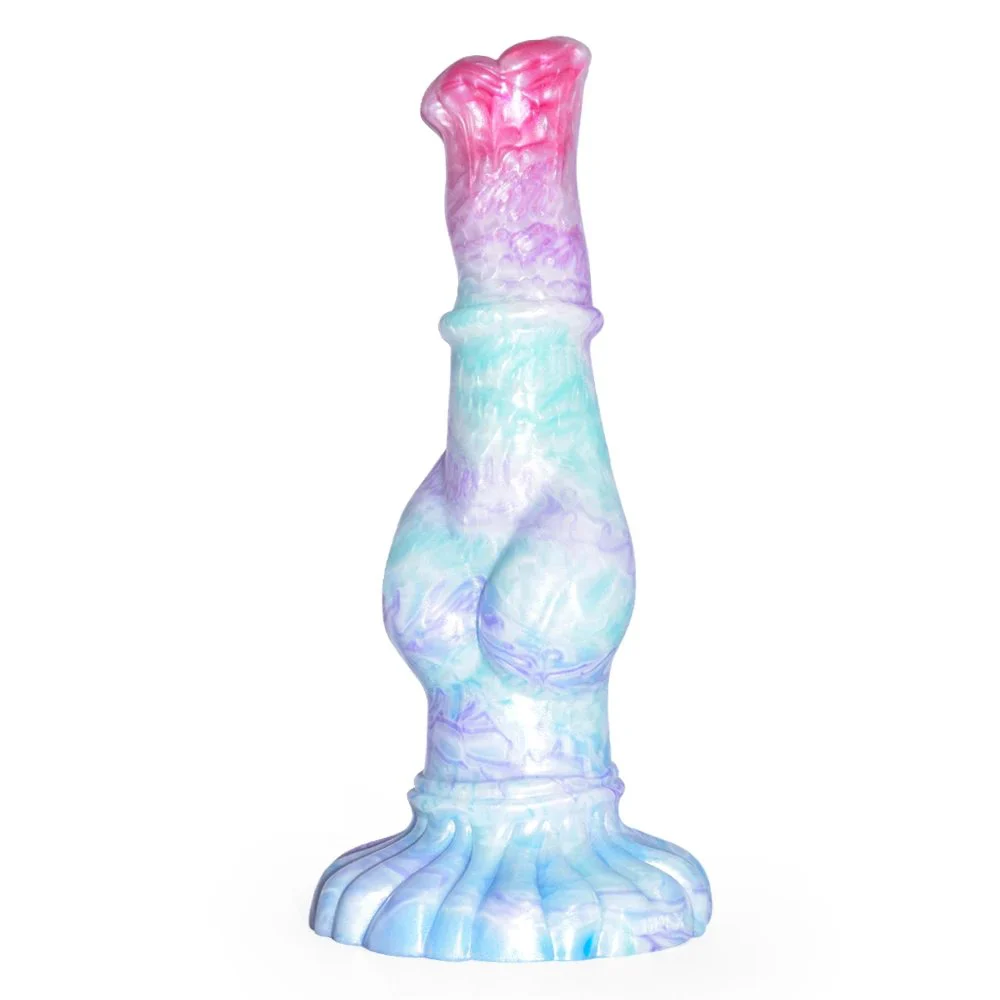 Dog Knot Dildo for Women Men Flexible Silicone Animal With Sucker for Sex Toys Adult Toys for Men Women Sex