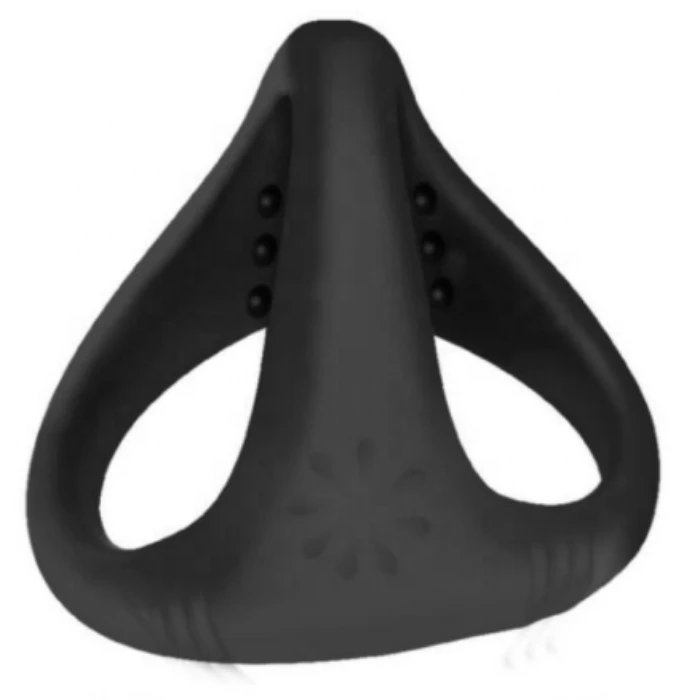 Adult Male Silicone Sex Toy Stretchable Double-Locking Dick Ring for Delay Ejaculation