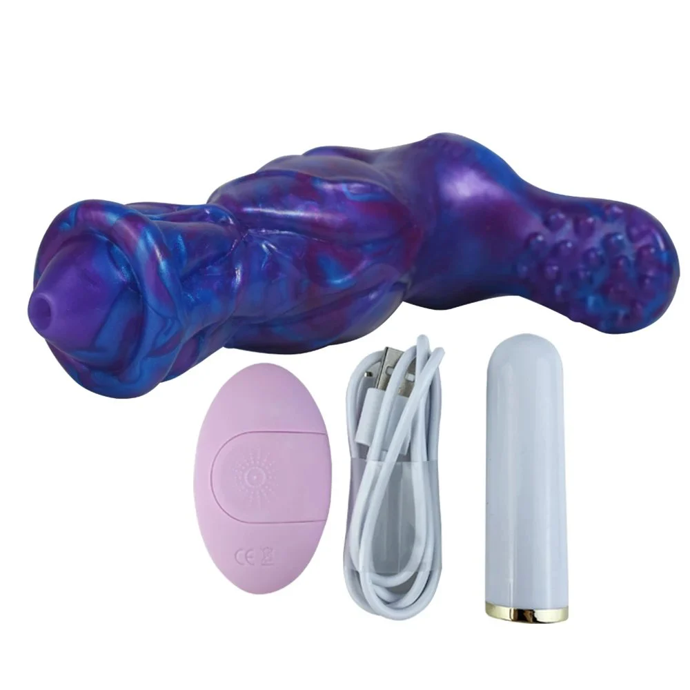 Design Vibrating Dildo Women Wearable G-spot Vibrator with Strap on Dragon Dildo