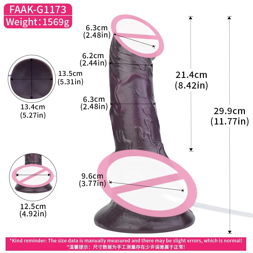 Realistic Silicone Dildo with Squirting Function Soft Dual-Layer Silicone Design Adult Pleasure Toy for Women 18+