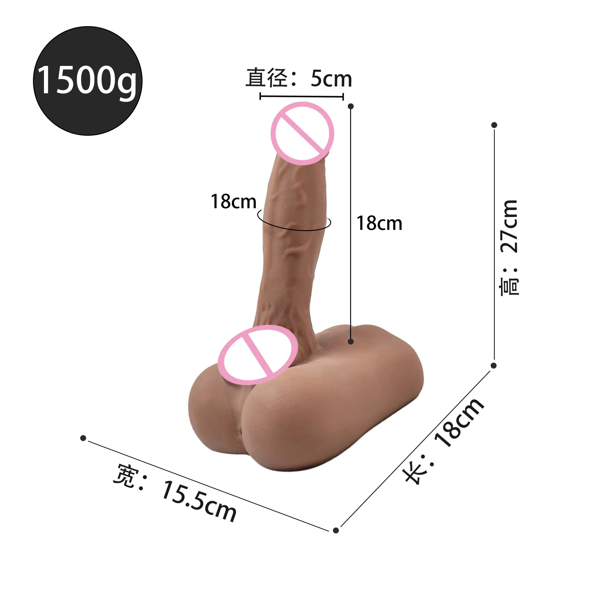 Realistic Silicone Waterproof G Spot Suction Cup Shaped Huge Alien Monster Dildo for Women