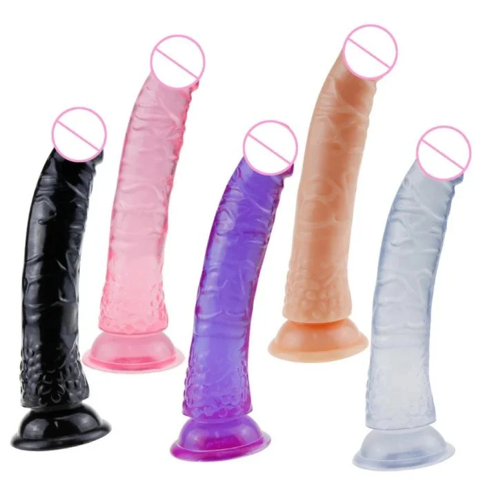 Realistic Soft TPE Dildo with Suction Cups