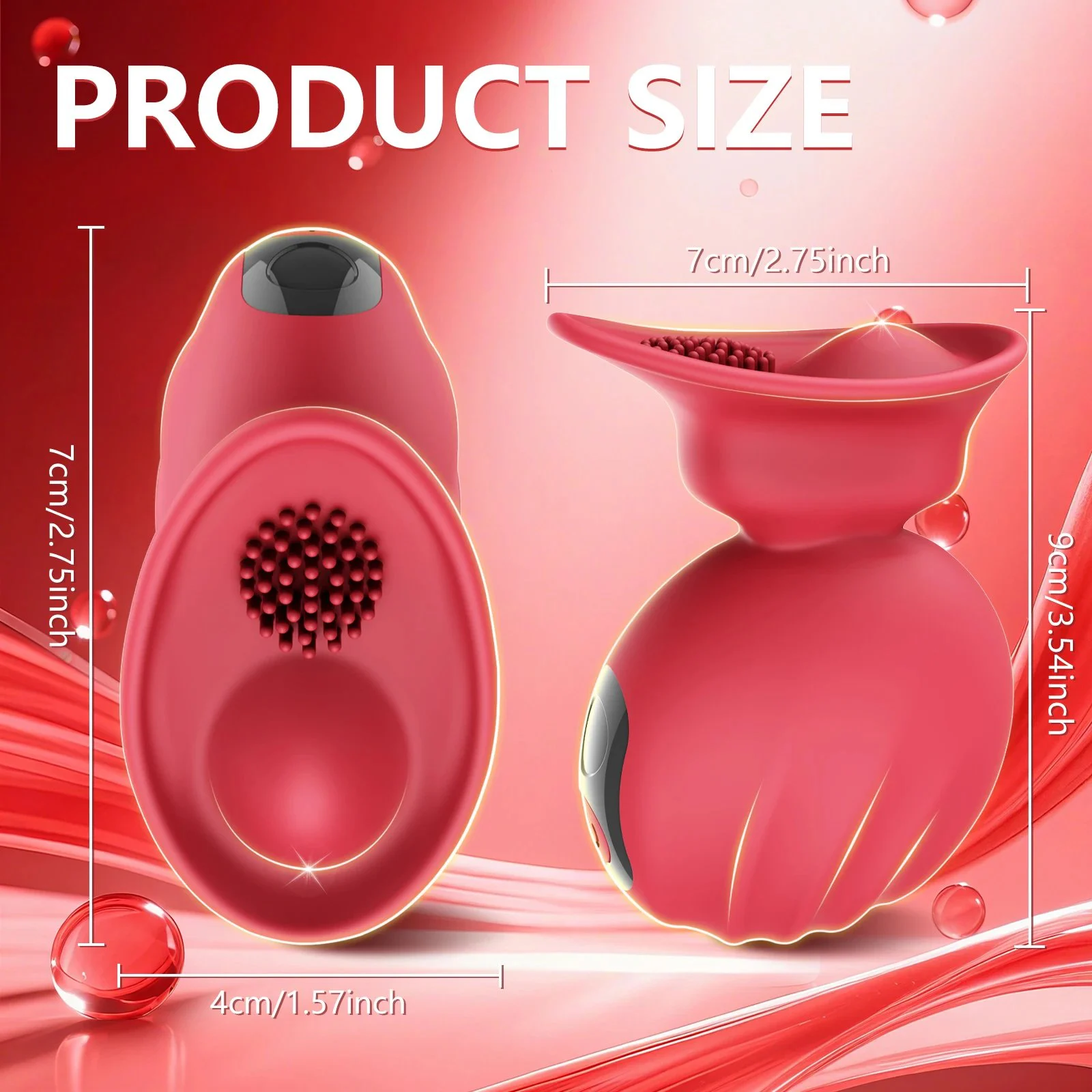 USB Rechargeable Vibrator-Female Clitoral Stimulator & Intimate Massager 100% Waterproof Adult Toy