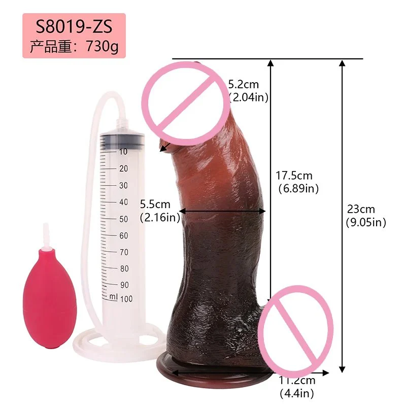Realistic Squirting Dildo for Women,9.44 Inch G-Spot Anal Dildos, Women Sex Toys Ejaculating Dildo Hand Free