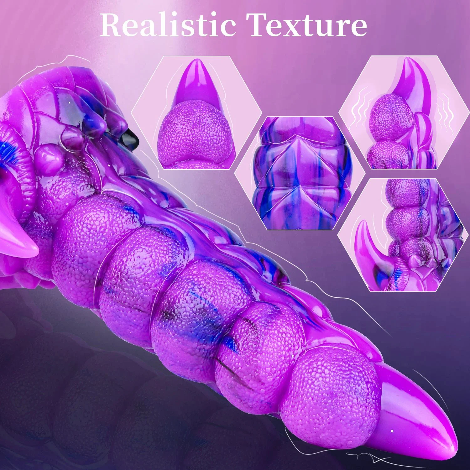 Remote Control Vibrating Silicone G-Spot Dildo 10 Vibrations 100% Waterproof USB Rechargeable Soft Beginner-Friendly Strong