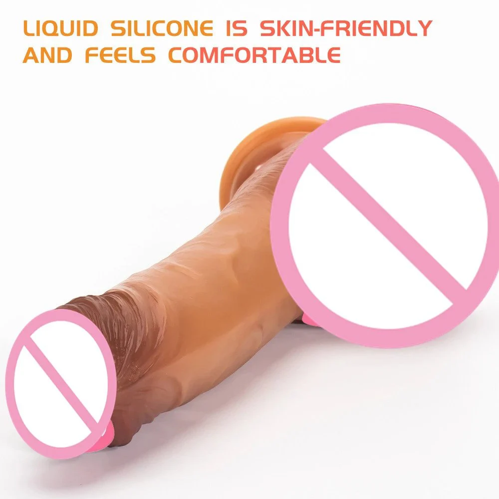 G Spot Realistic Silicone Squirting Dildo Ejaculating Toy with Strong Suction Cup Sex Toys Women