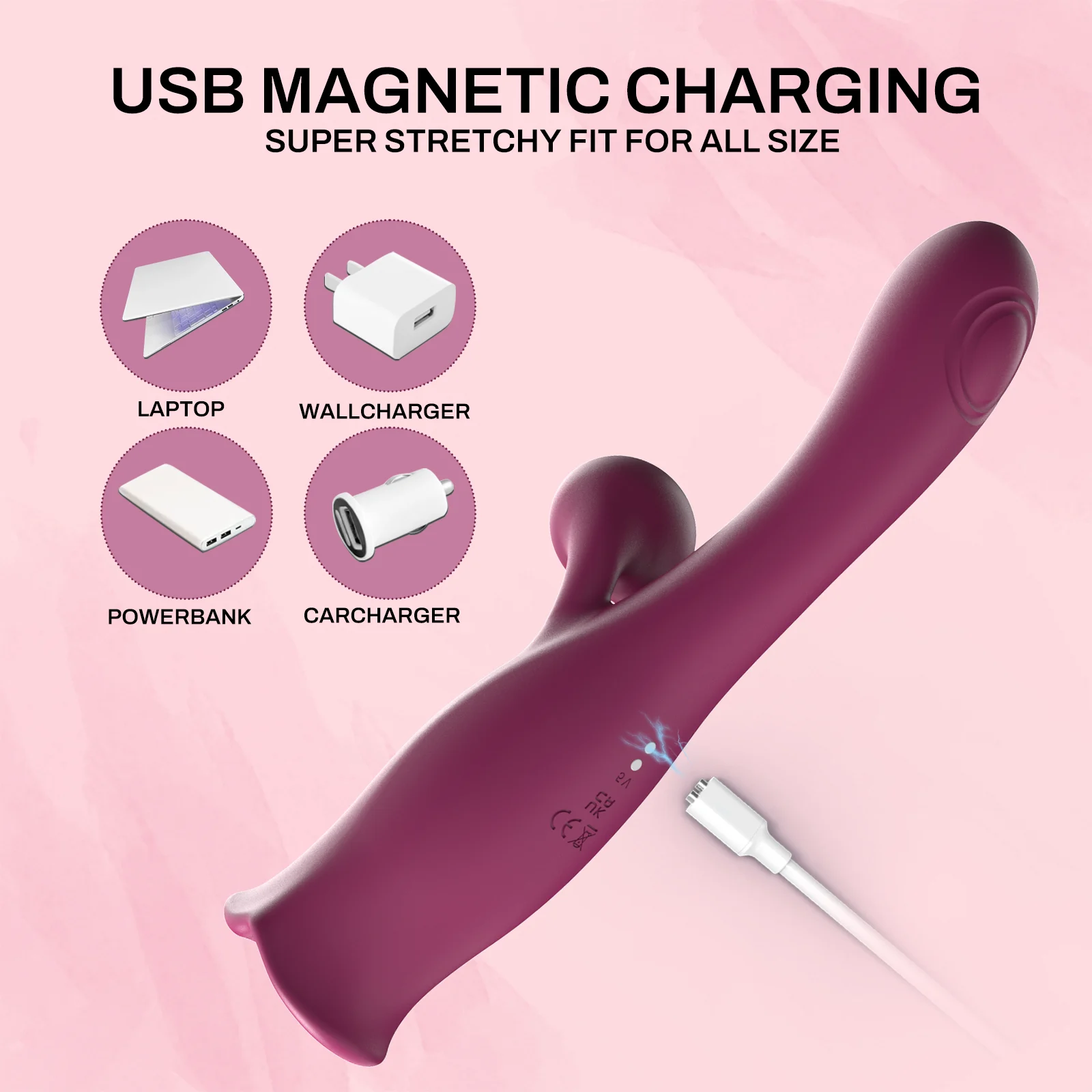 Female Masturbation Nipple G-spot Clitoris Stimulation Vibrator Dildo Realistic Mouth Motion Licking Rabbit Vibrator for Women