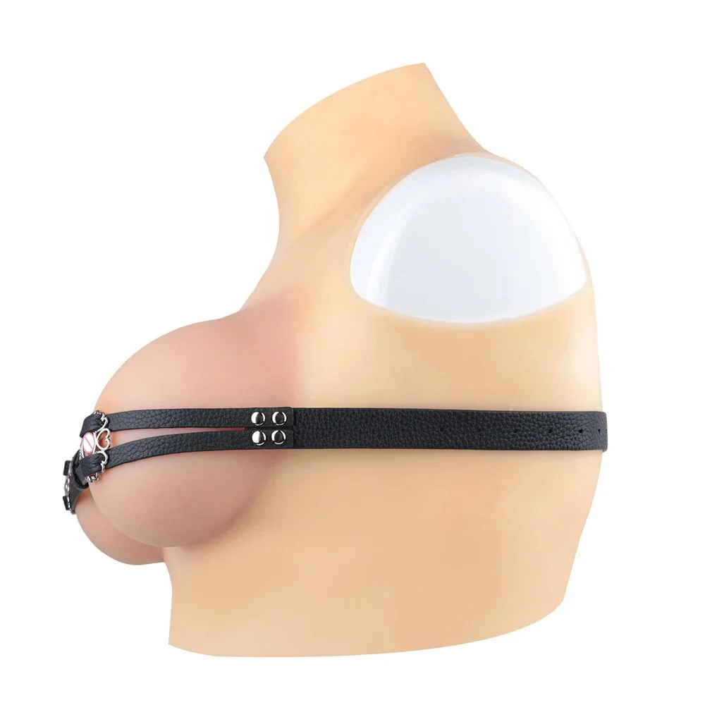 Hollow Flower Bra Leather Bondage Women's Sexy Underwear Breast Fun Couple Flirting Game Sex Toys