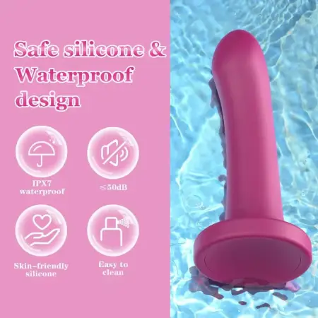 Remote Control Strapless Strap on Vibrator Silicone Lesbian Vibrator Type for Women