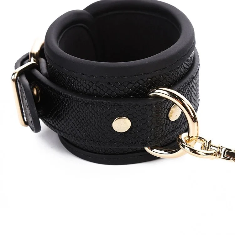 Leather PU Handcuffs Other Sex Toys for Couple