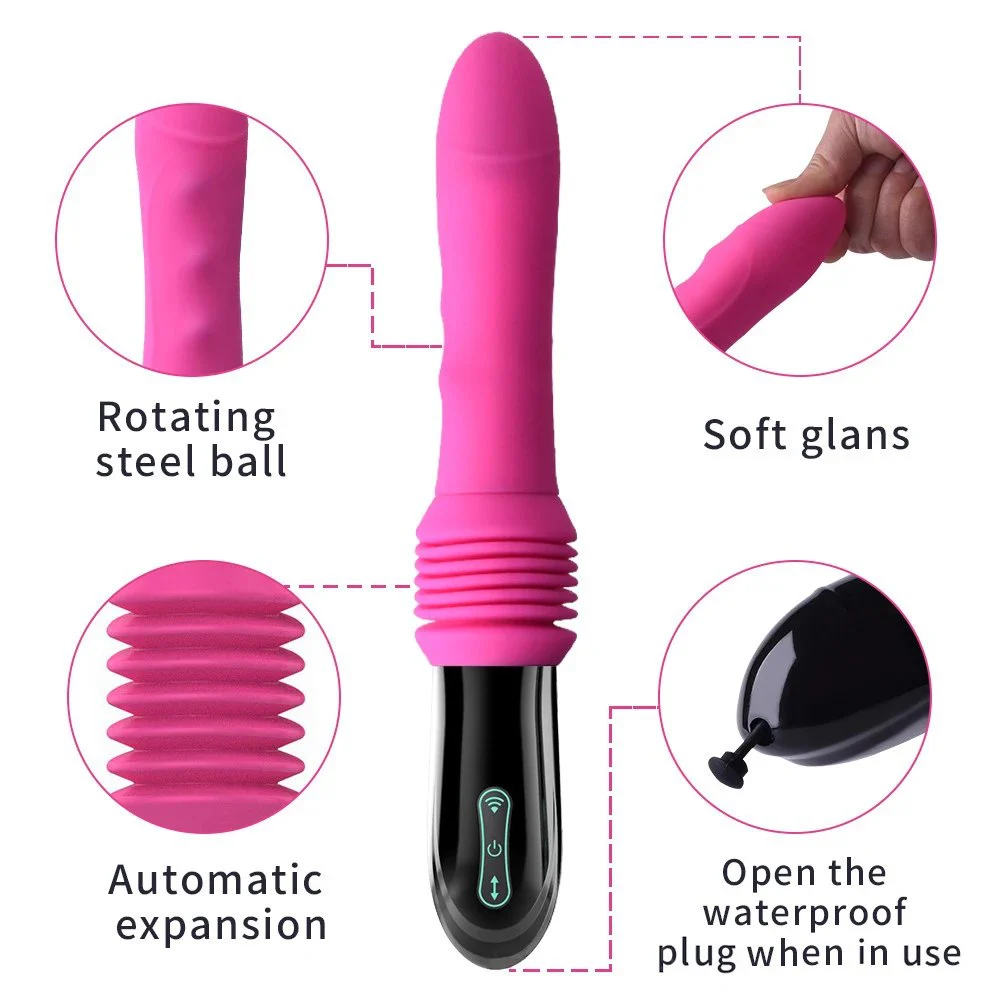 Rechargeable Electric Remote Control Automatic Masturbator Sex Toy Thrusting Telescopic Dildo Gun Machine