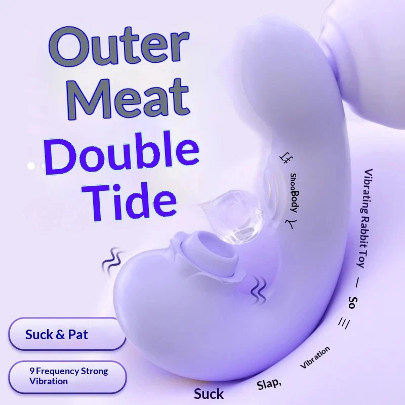 Rose Vibrator USB Powered Flower-Shaped Internal External Female Masturbation Device Round-Shaped Stick Slapping Stick