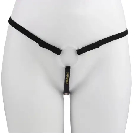 PU Artificial Leather + Rubber Band Adjustable Wearable Cock Cage Hollow Strap on Harness Strapon Adult Sex Toys