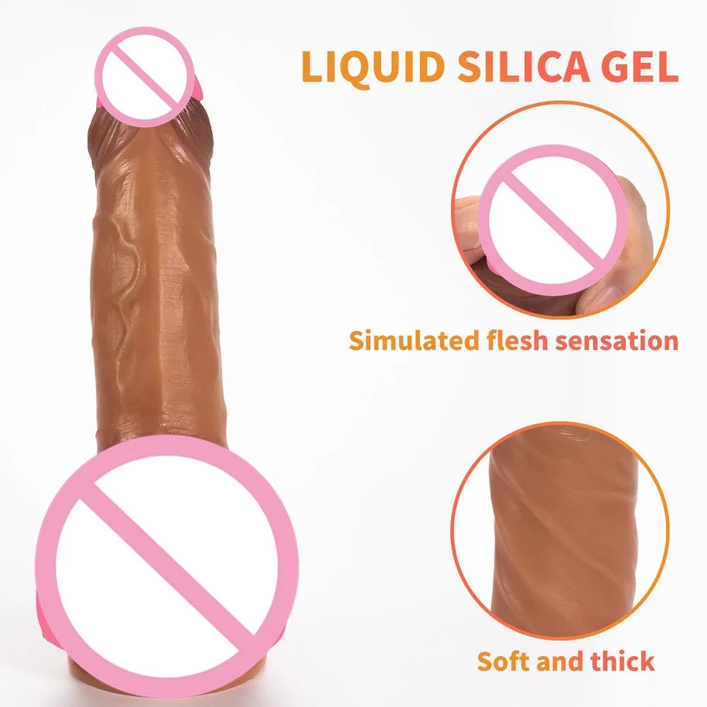 G Spot Realistic Silicone Squirting Dildo Ejaculating Toy with Strong Suction Cup Sex Toys Women