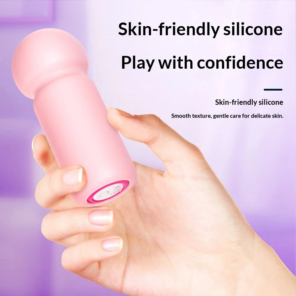 Mini AV Stick Wireless Charging Non Breaking Diaphragm Vibration Stick Female Masturbator