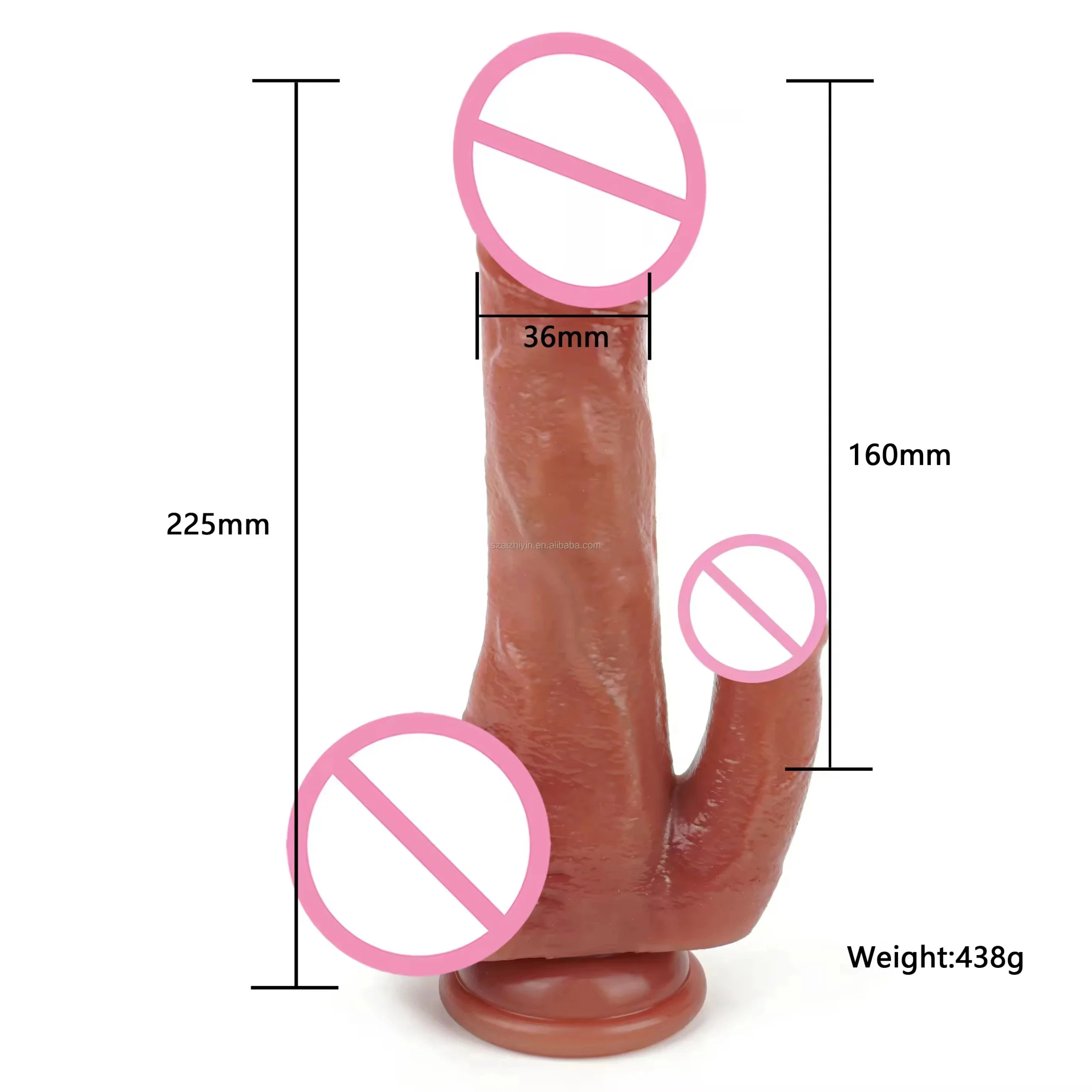 Realistic Skin Color Silicone Dildos for Women Soft Flexible Suction Cup Sex Toy with Waterproof Electric Huge Vibrator