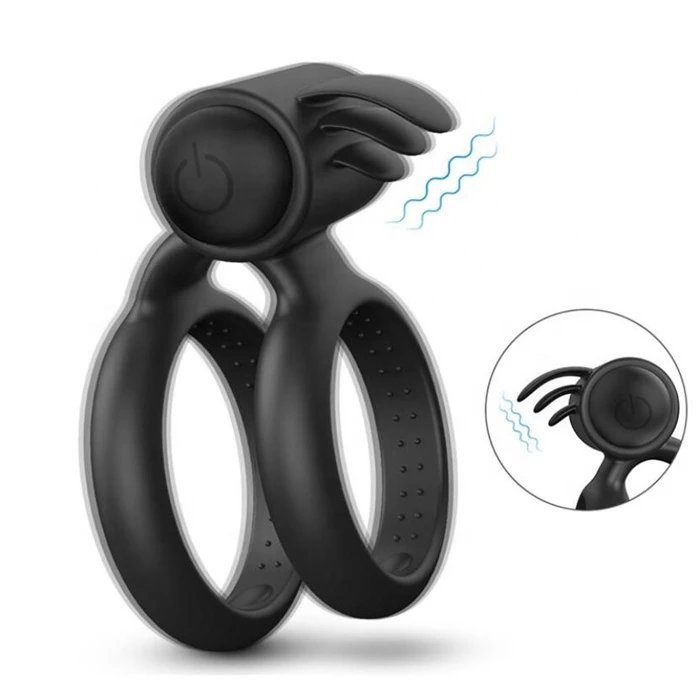 Directly Manufacturer China's Soft Silicone Cock Ring Delay Ejaculation Sex Toy for Couples Penis Ring