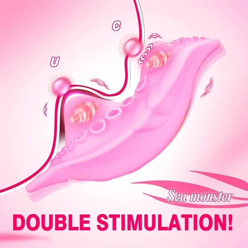 Invisible Quiet Women's Panty Vibrator APP Control Wearable Clitoral Massage Sex Stimulator with Sucking Feature