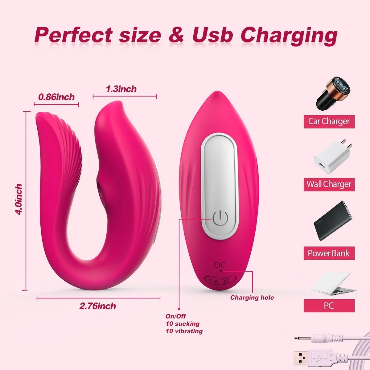 Hidden Waterproof High Frequency Remote Control Wearable Vibrator Clitoris Sucker for Female Wear