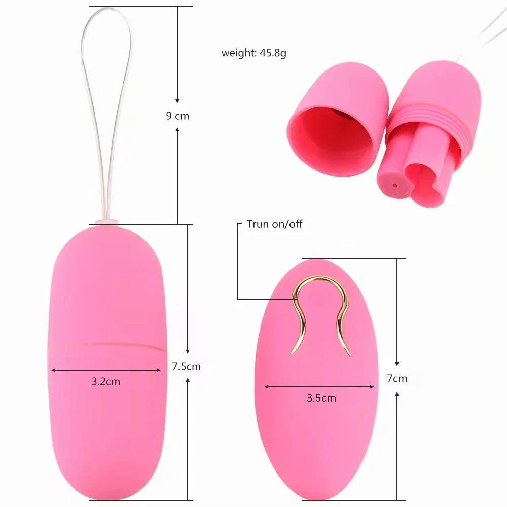 Mini Silicone Clitoral Stimulator G Spot Vibrating Egg Sex Toys for Women Remote Wireless Control Bullet Vibrator Massager