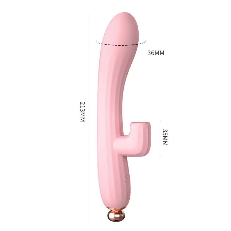 Women's Double-Handheld Vibrating Massager Sex Vibrator Machine