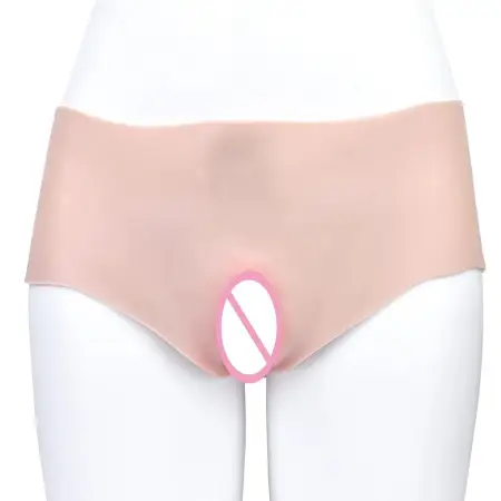 Realistic Vagina Panties Silicone Crossdresser Gay Transvestite Panties Sex Toy for Gay
