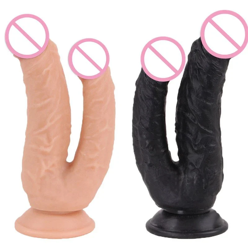Female Masturbation Double Penetration Anal Dildo Lesbian Sex Toys Double Dildos for Women
