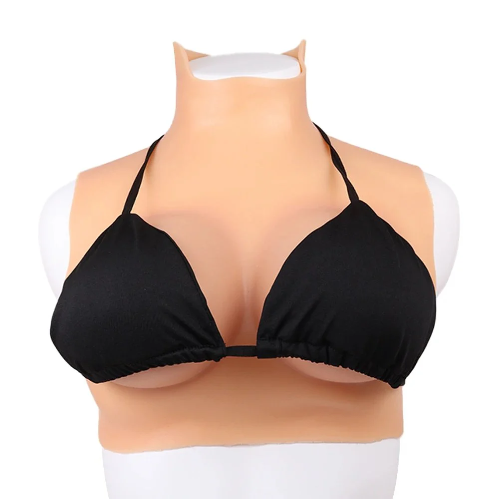 Prosthetic Breast Transvestite Gay Realistic Elastic Breasts Soft Silicone Wearable Breasts Chest Fun Adult