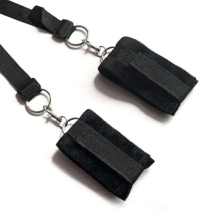 New Kit Adult Sex Toy Feather Tickler Eye Mask Bed Bondage Restraints Straps Set