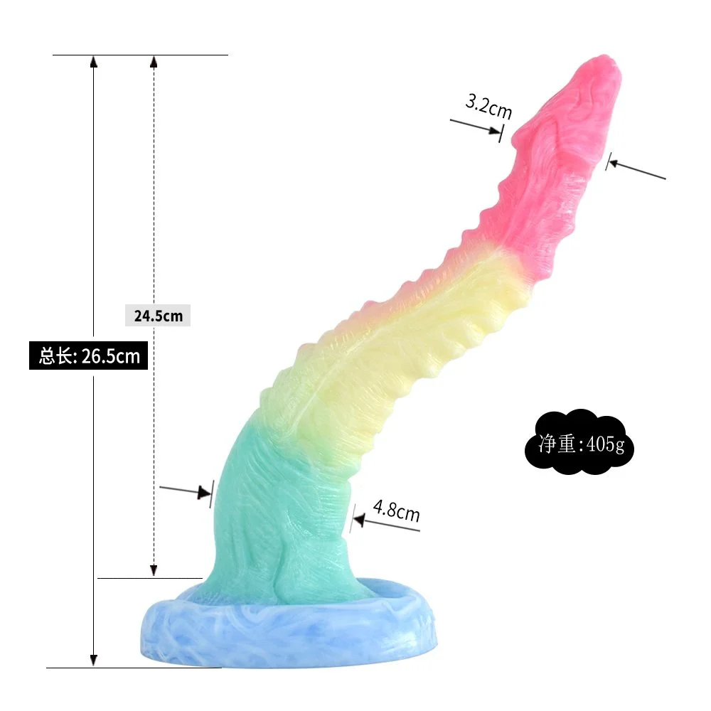 Red Pupil Spirit Snake-Poll Exaggerated S-shaped Double-sided Wave Bump armor Design Lady Sex Toys for Woman Adult