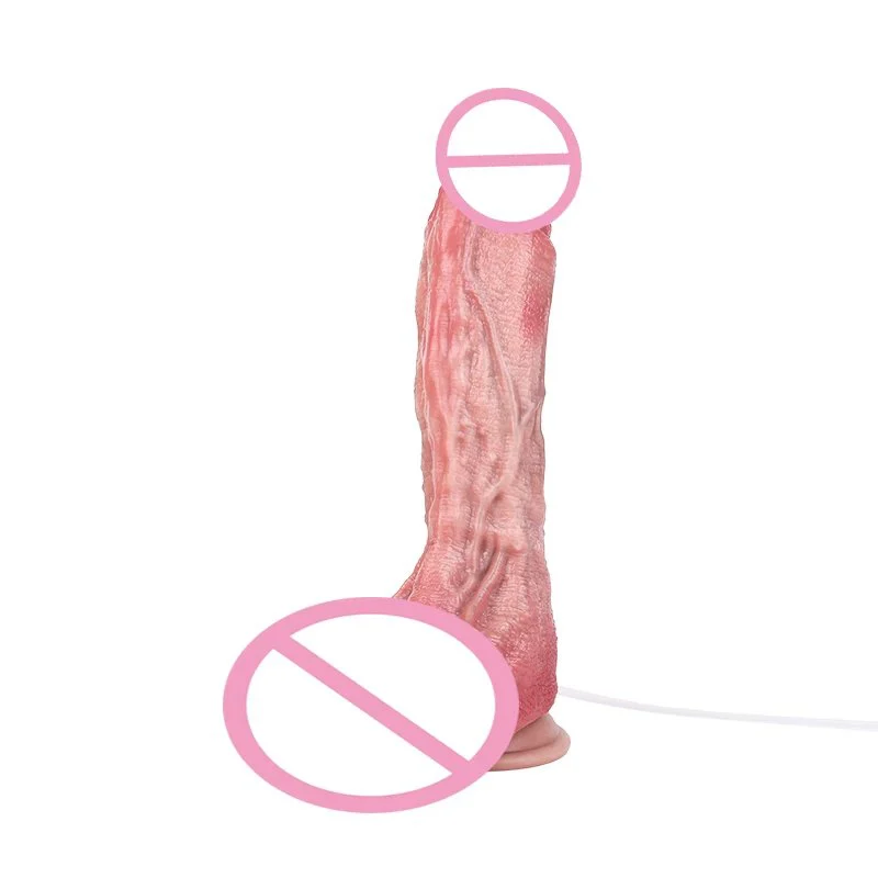 Double-Layer Craftsmanship Simulated Penis with Suction Cup Adult Toy Experience Realistic Squirting Penis