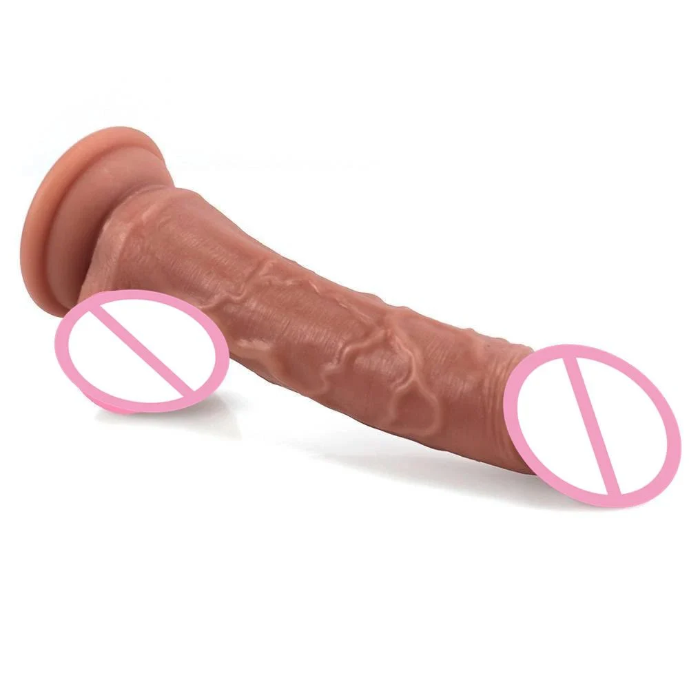 Female Masturbation 7.5 Inch Soft Liquid Silicone Realistic Dildo Sex Toys Woman