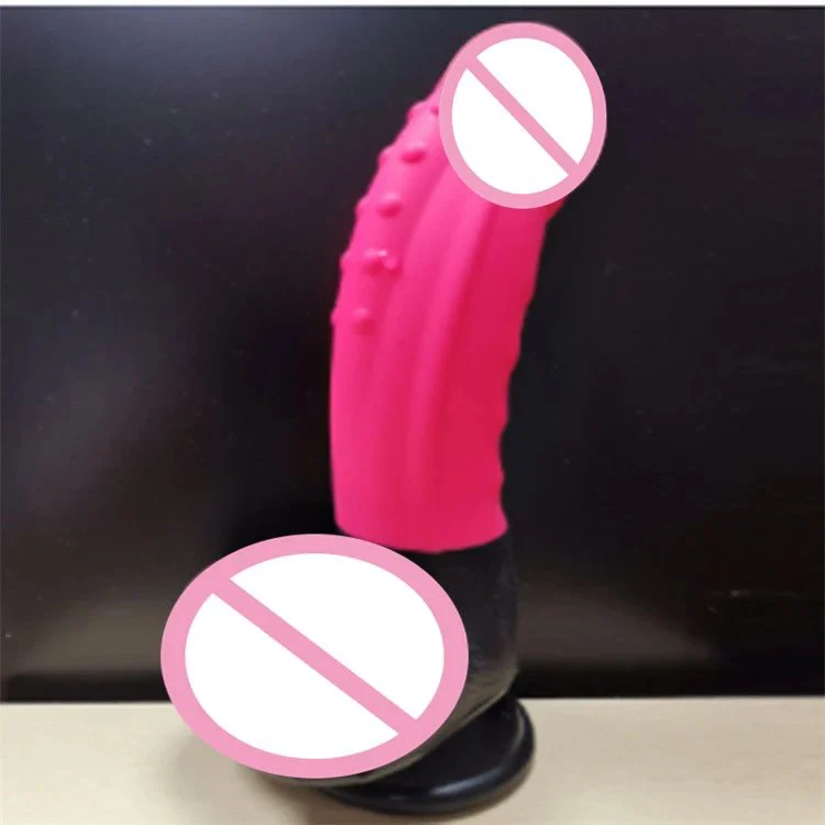 Large Soft Realistic Colored Liquid Silicone Dildo Suction Cup Sex Toys for Women