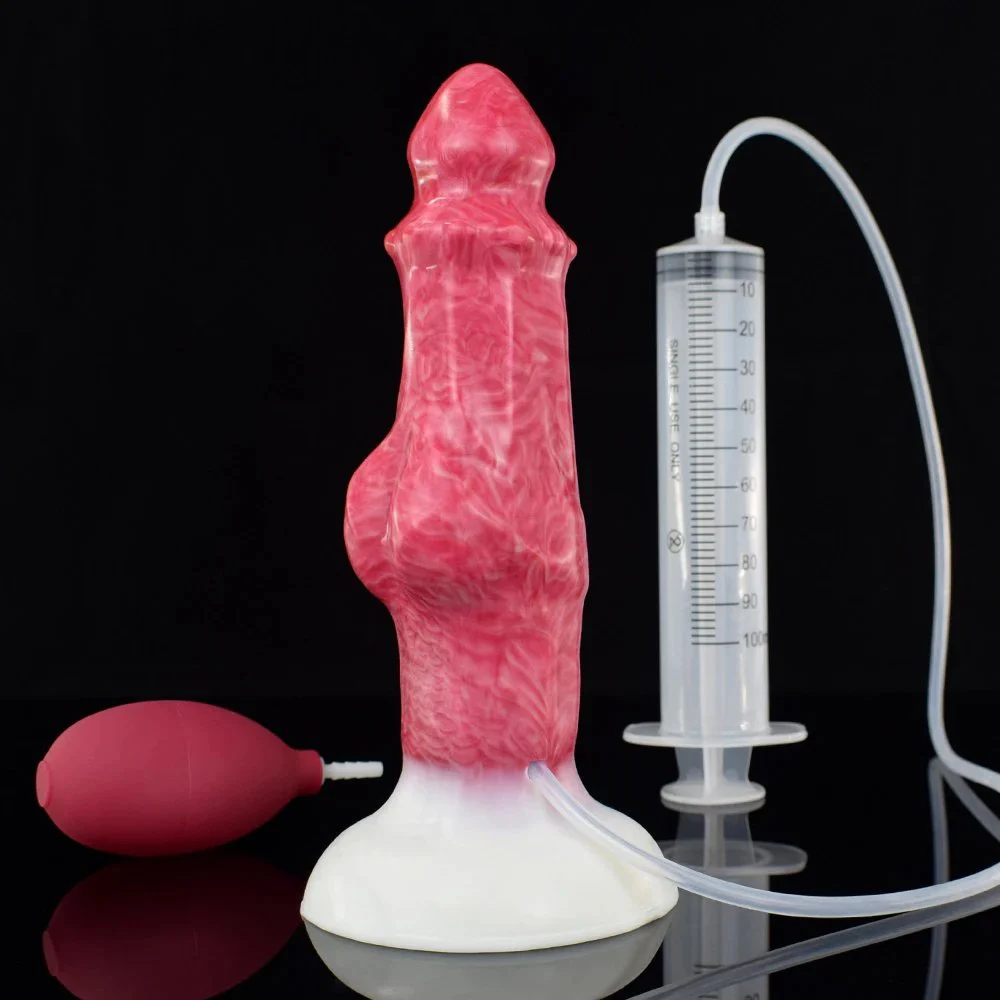 Ejaculating Dildo Penis for Mens Flesh Color Dildo Long Thin Silicone Dildo for Woman