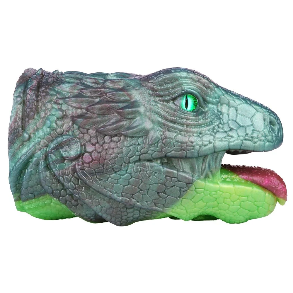Fantasy Beast Emerald Whisper Dragon Soft Silicone Masturbator Sexual Fantasy Mouth Male Masturbator Adult Toys