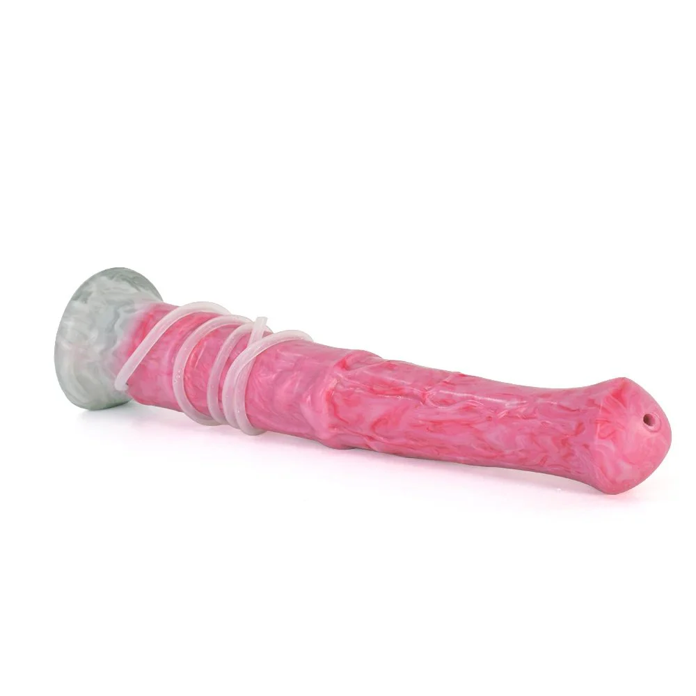 Horse Dildo Ejaculating Female Masturbation Device Anal Plug Soft Silicone Dildos Dog Knotted Anal Dildo for Women