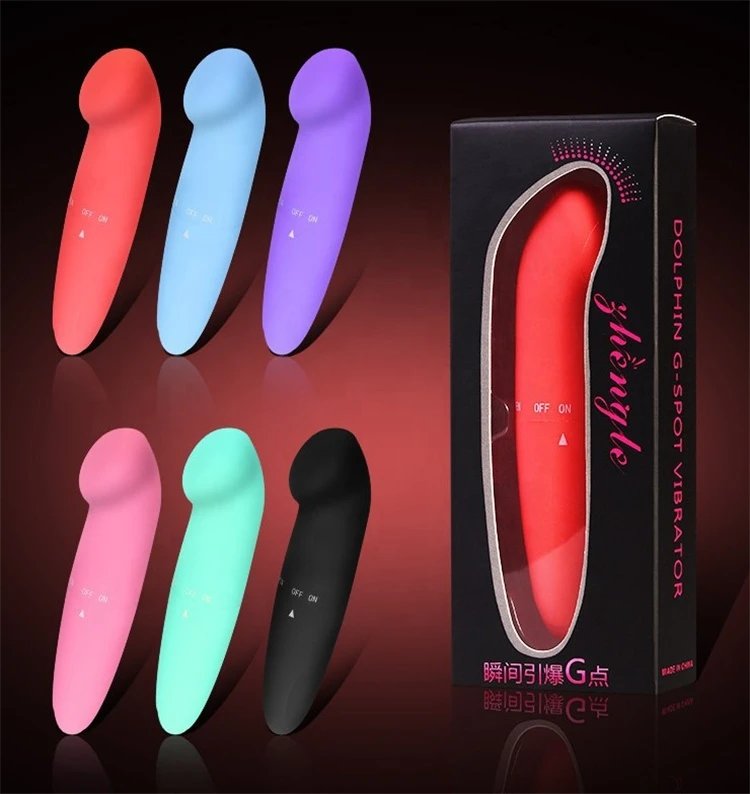 Waterproof Clitoral Stimulator Bullet G Spot Portable Size Mini Dolphin Vibrator Sex Toy