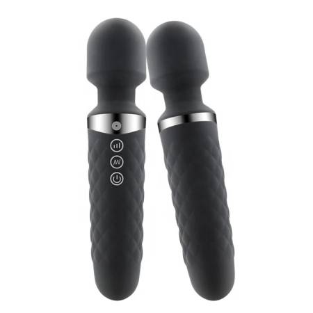 Waterproof 16-Mode Silicone AV Vibrator Wand for Women USB Power Supply for Massage and Sex Toys