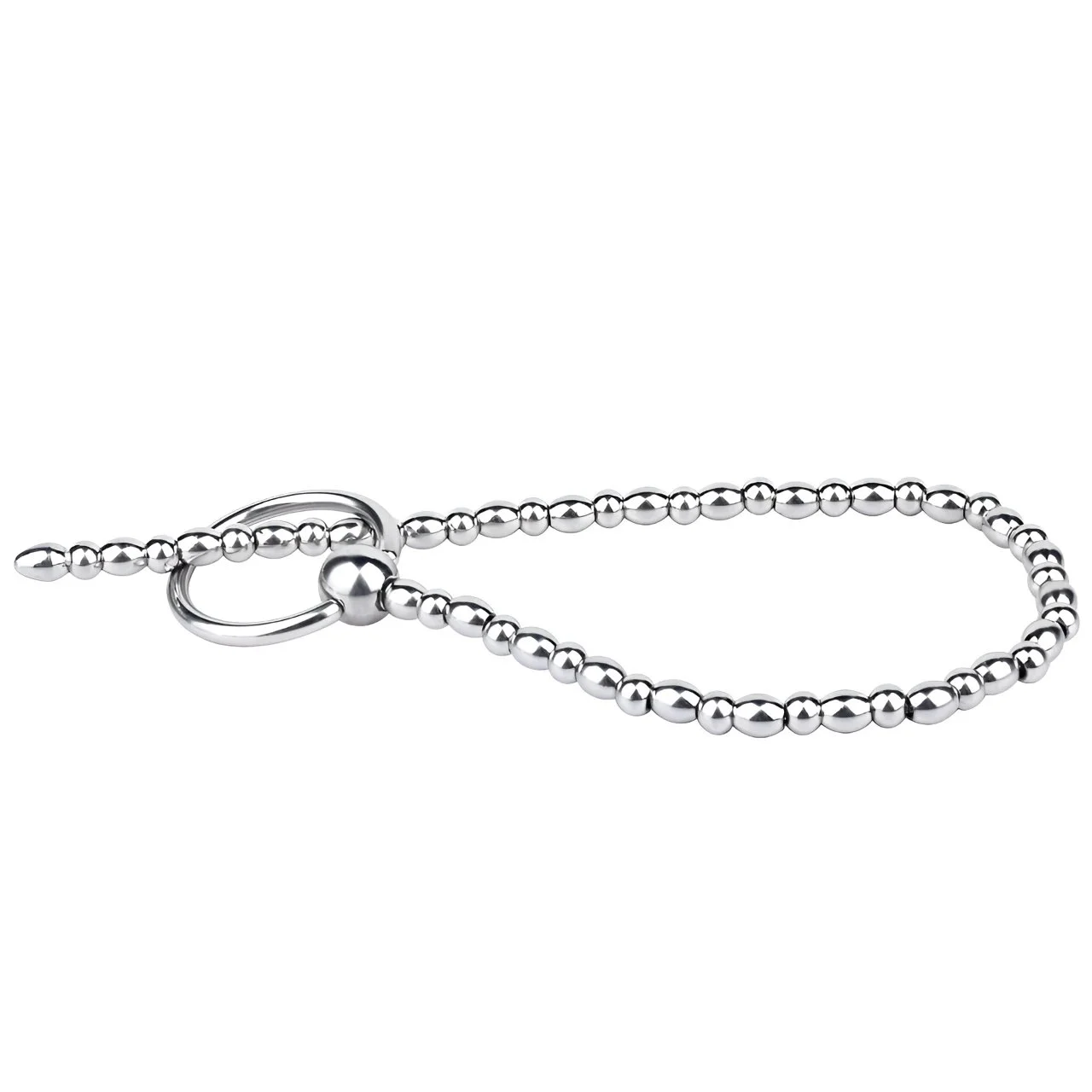 Male Stainless Steel Prostate Beads G Spot Wand Male Prostate Massage Stick Double Dildo Vagina Sex Toy Anal Dildo Abuse