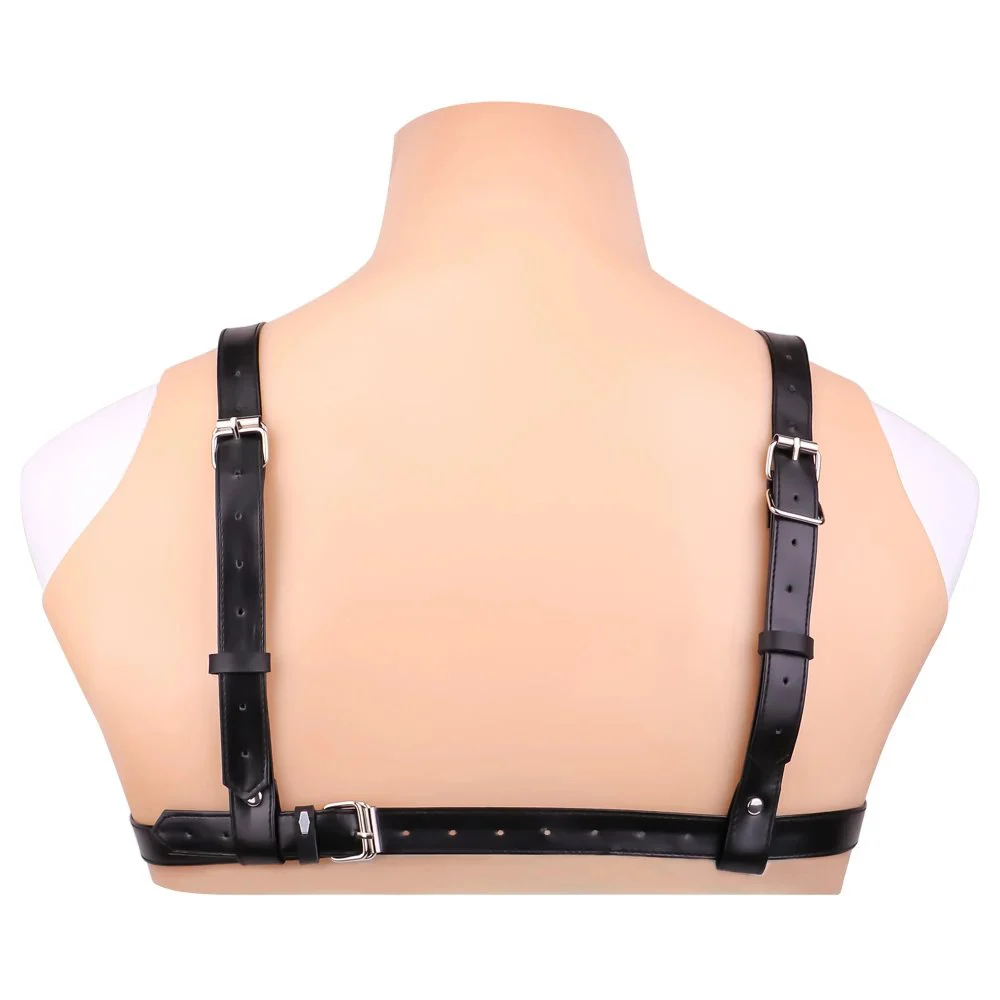 Nipple Clamp Kingkong Shield Fetish Metal Stainless Steel Nipple Clip PU Leather Bondage Couple Flirting Fun Toys