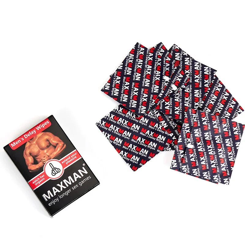 Delay Spray 10Pcs Box Sexual Products Ejaculation Delay Wet Tissue Men Delay Wipes
