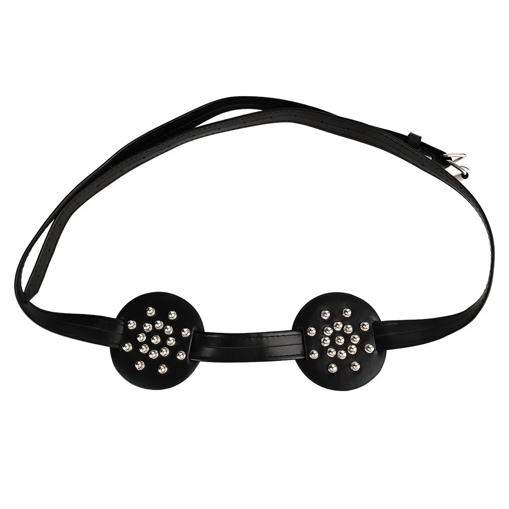 Metal Leather Nipple Clamps Spiked Breast Binder Bra Female Breast Fun Couple Flirting Products Game Sex Toys